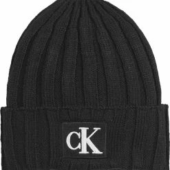 Calvin Klein MONOGRAM RIB BEANIE BEH