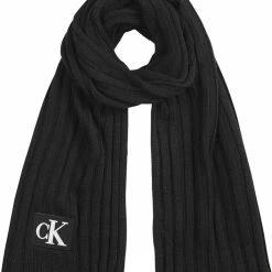 Calvin Klein MONOGRAM RIB SCARF BEH