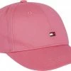 Tommy Hilfiger SMALL FLAG BB CAP Pink Alert