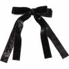 Milk & Soda Double Ribbon Hair Clip BLACK